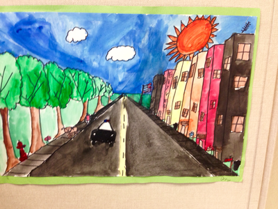 5th Grade Cityscape﻿ - Art with Mrs. White
