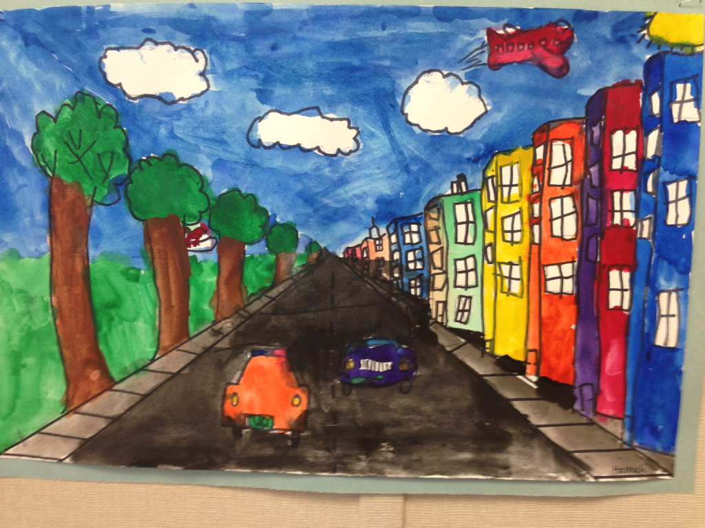 5th Grade Cityscape﻿ - Art with Mrs. White