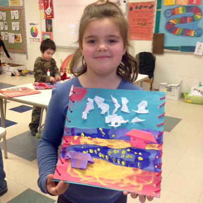 2nd Grade Chilean Landscapes - Art with Mrs. White